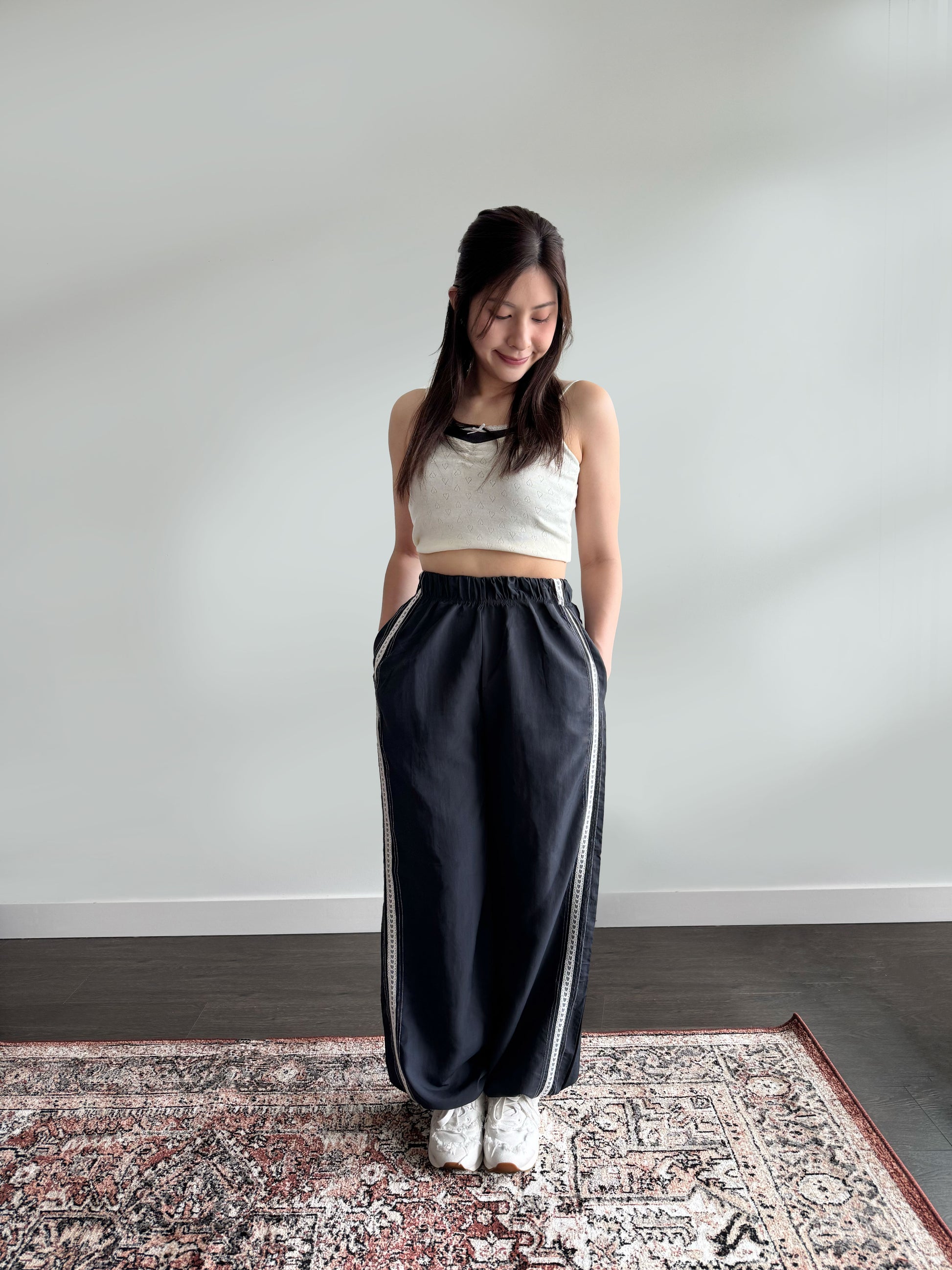 Heart Lace Causal Pants