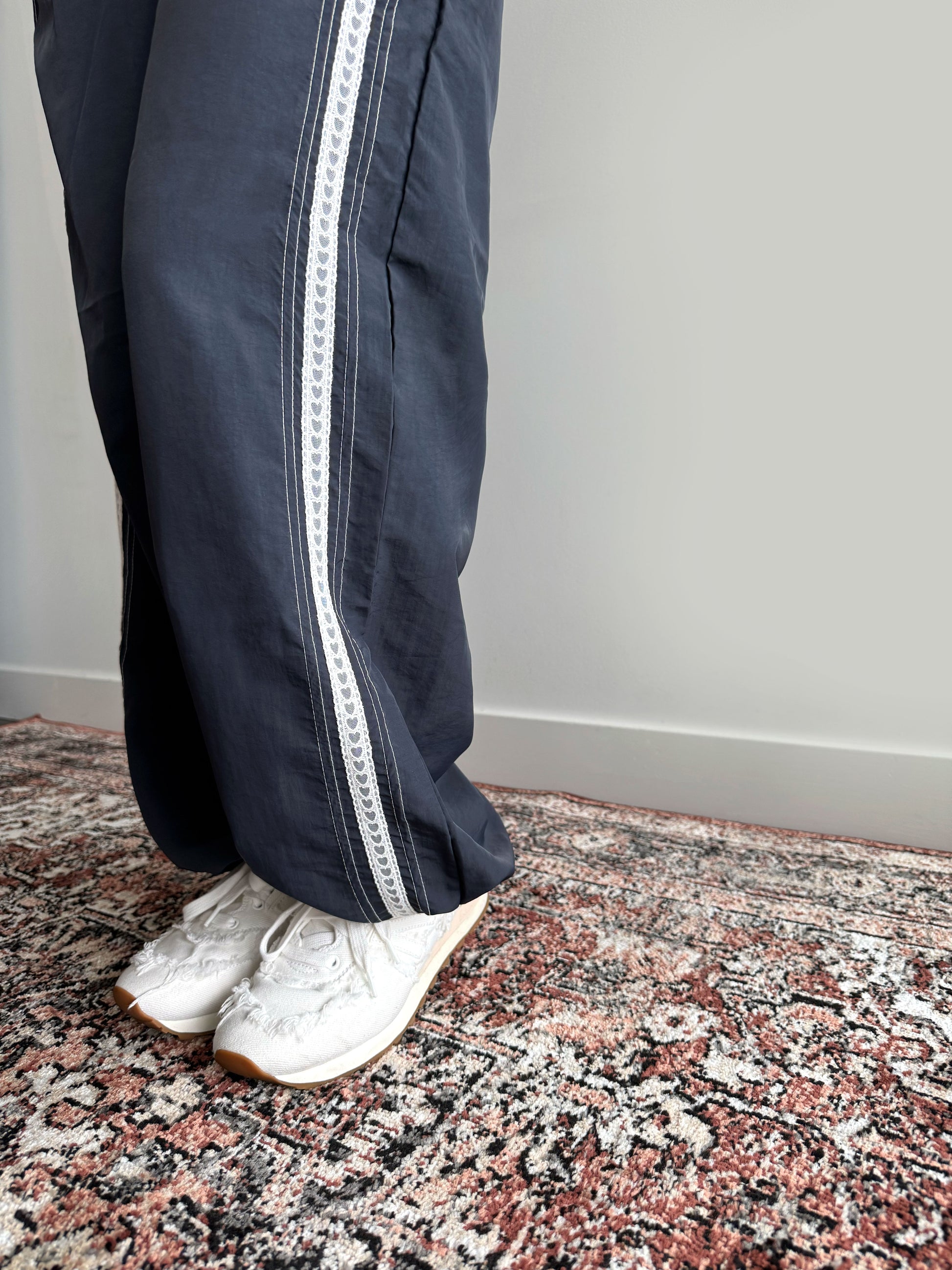 Heart Lace Causal Pants