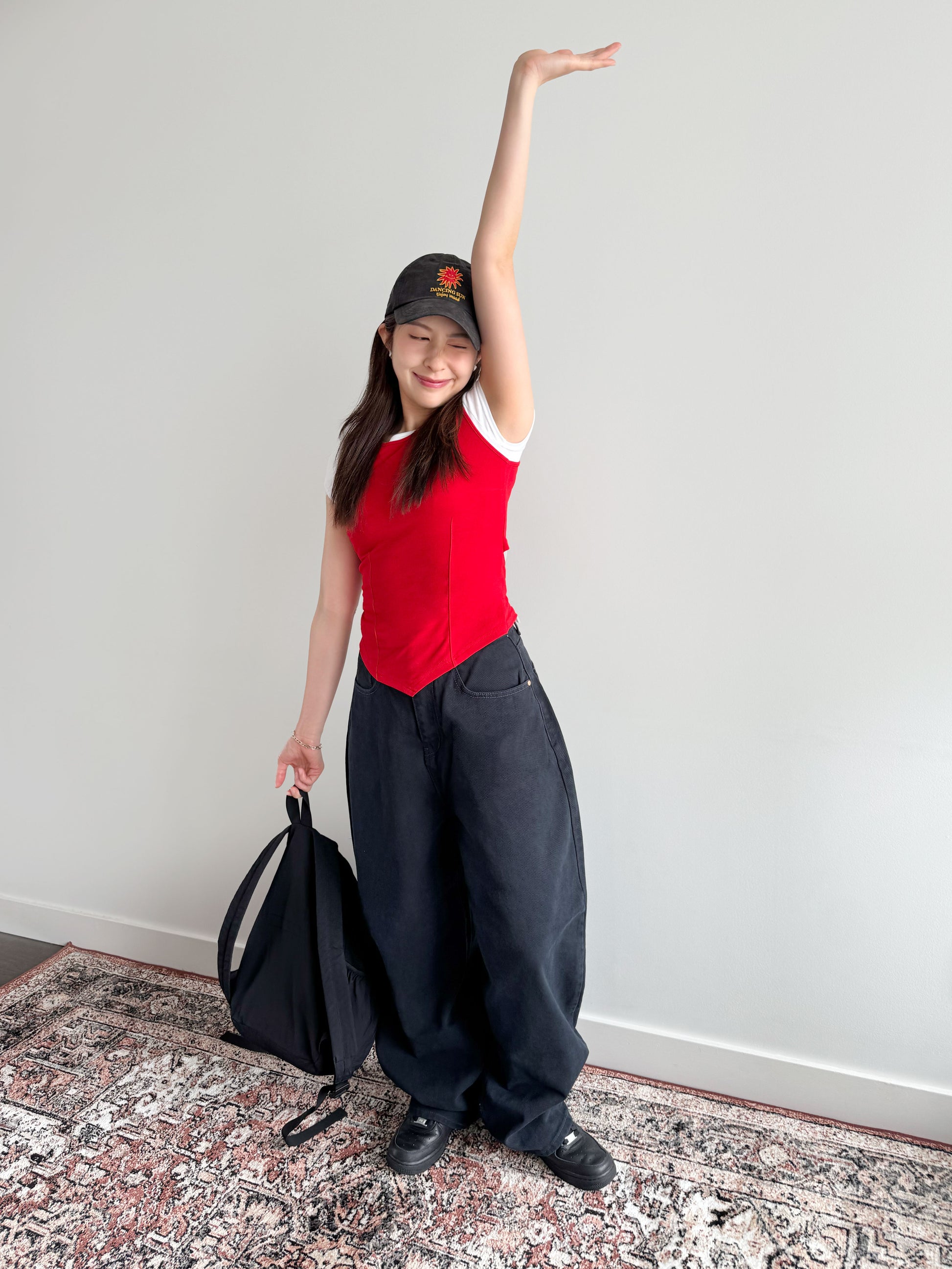 Tie-Back Ruched Tank