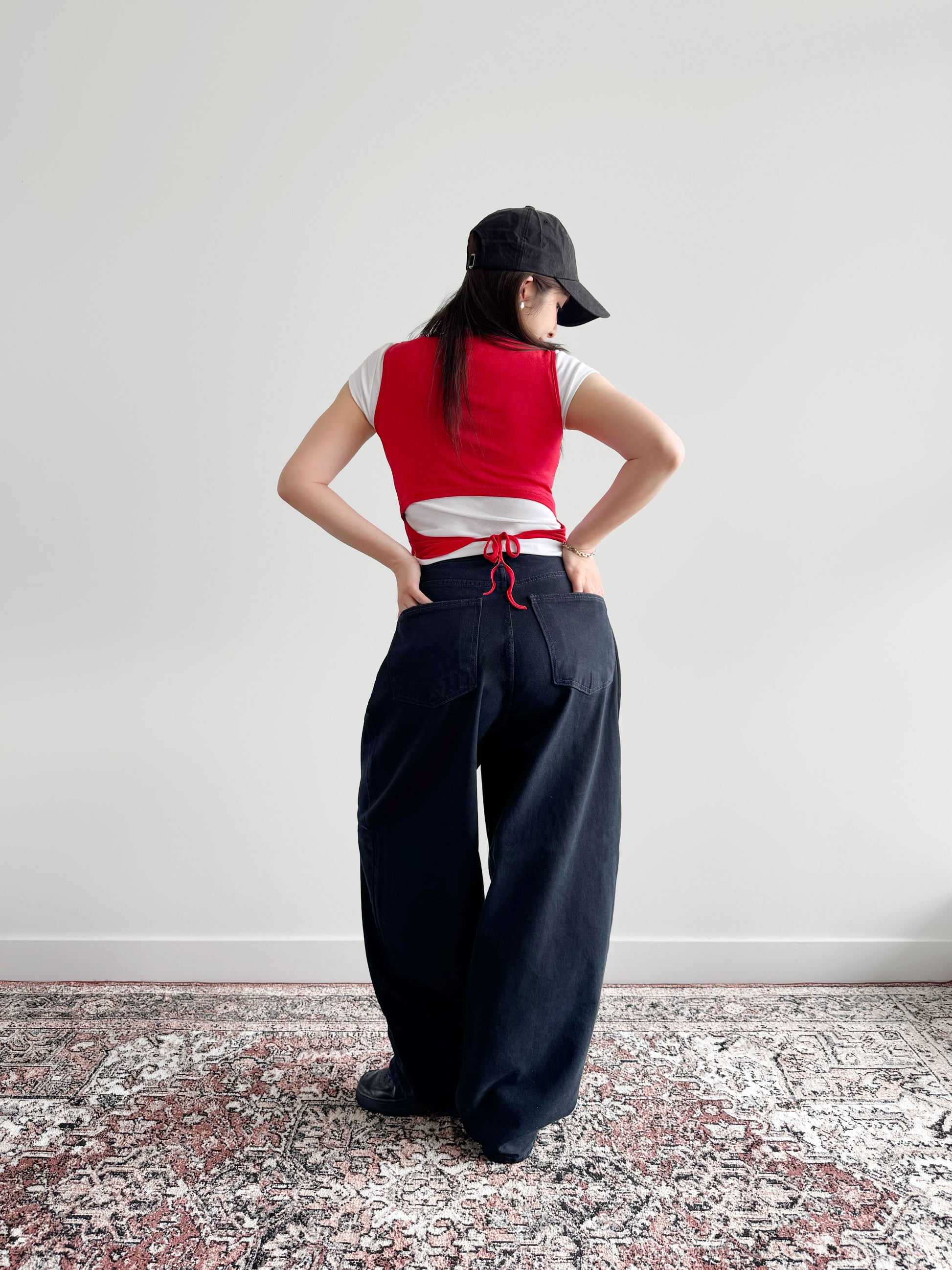 Tie-Back Ruched Tank