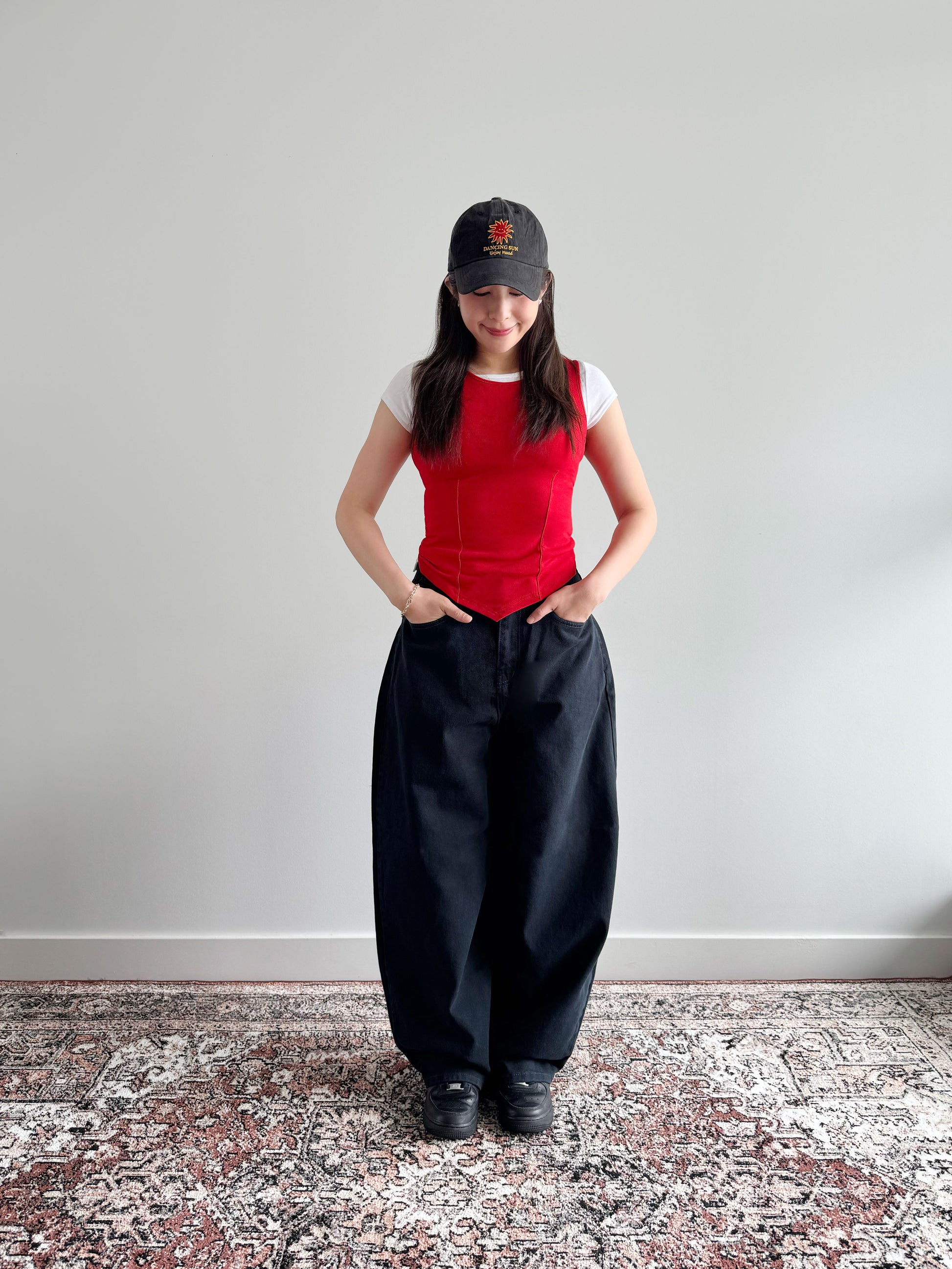 Tie-Back Ruched Tank