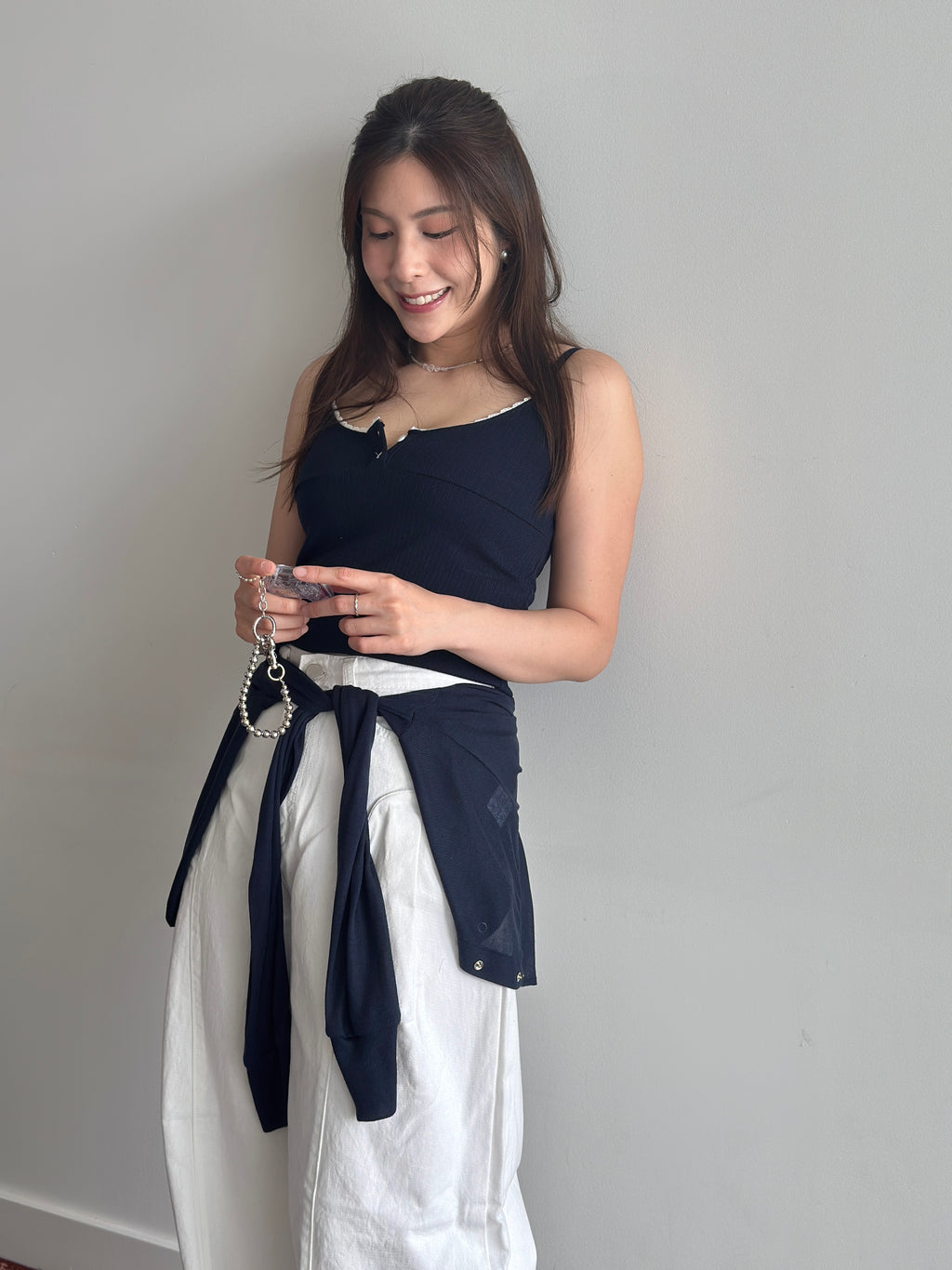 Soft Breeze Button-up - Navy