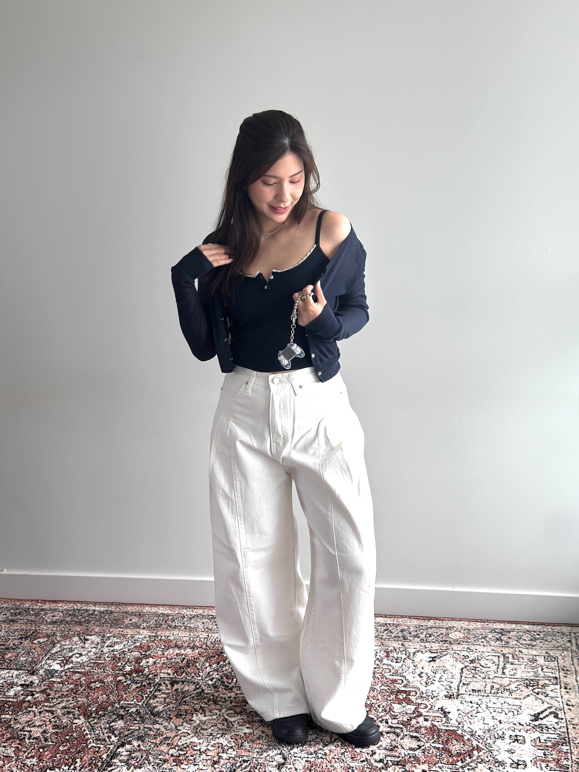 Soft Breeze Button-up - Navy