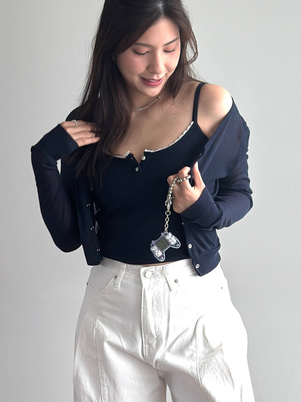 Soft Breeze Button-up - Navy