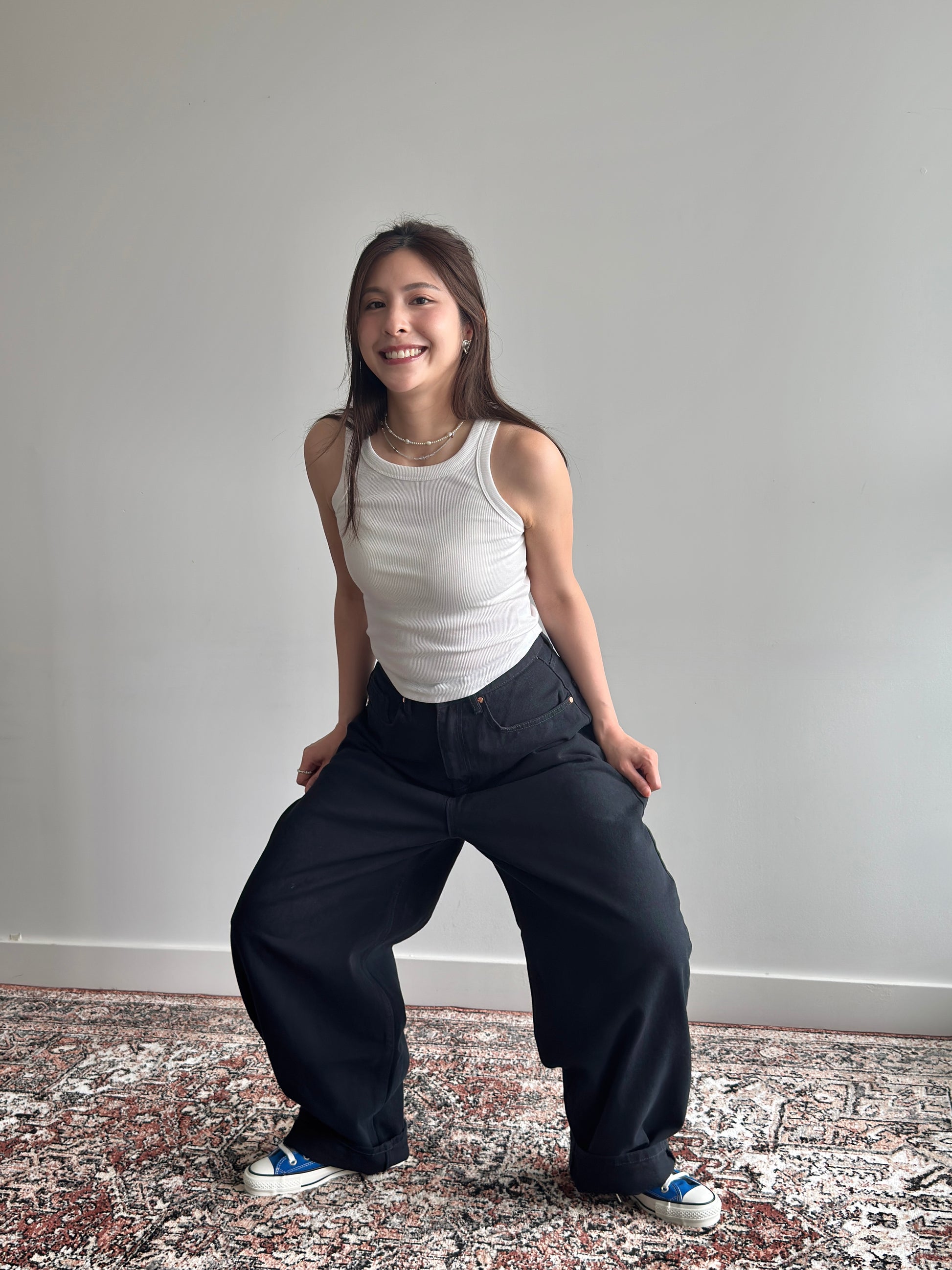 Soft Ribbed Racer Tank