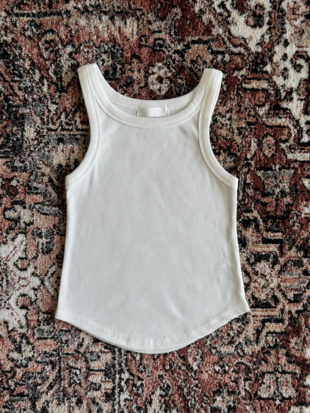 Soft Ribbed Racer Tank