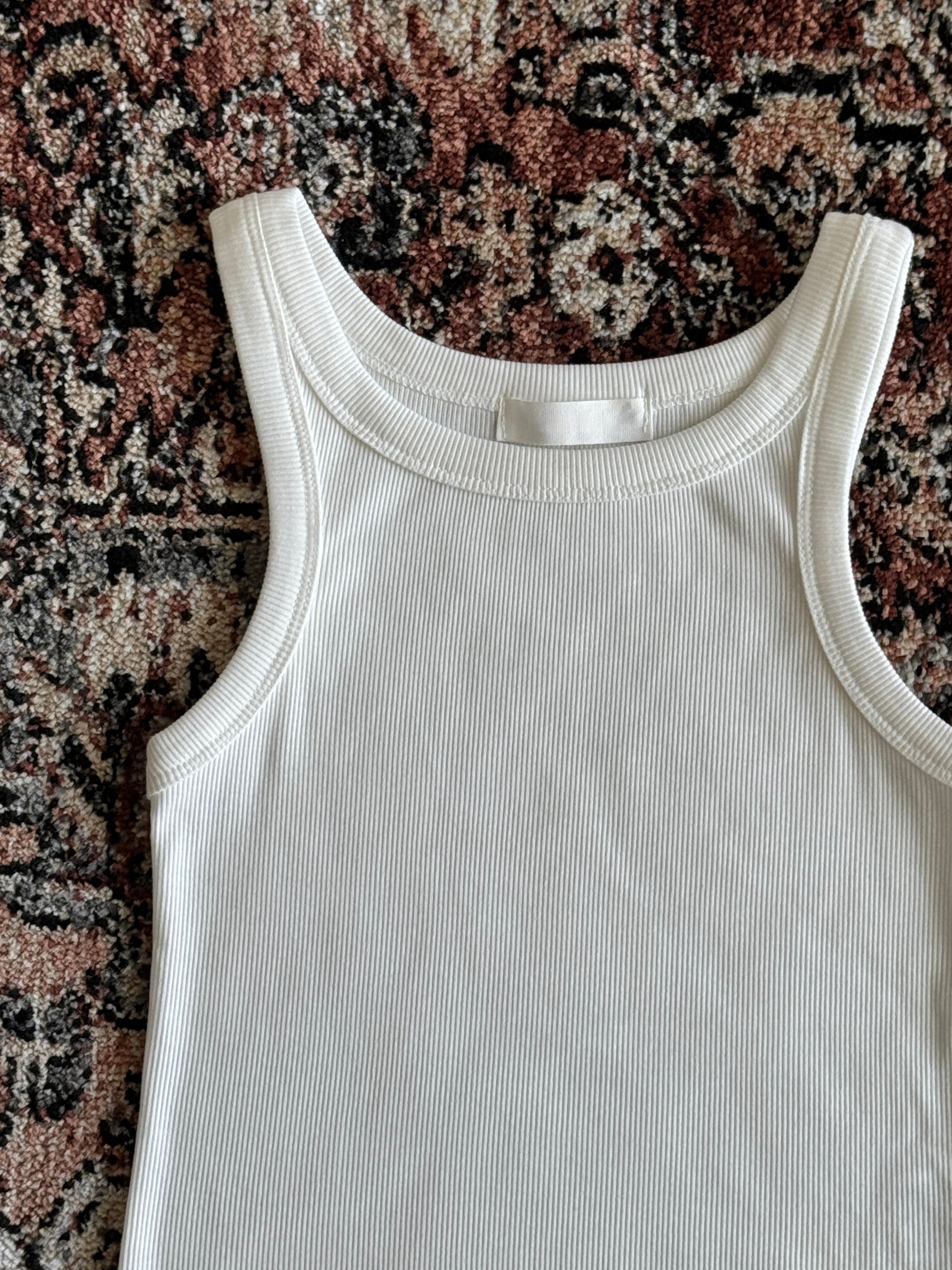Soft Ribbed Racer Tank