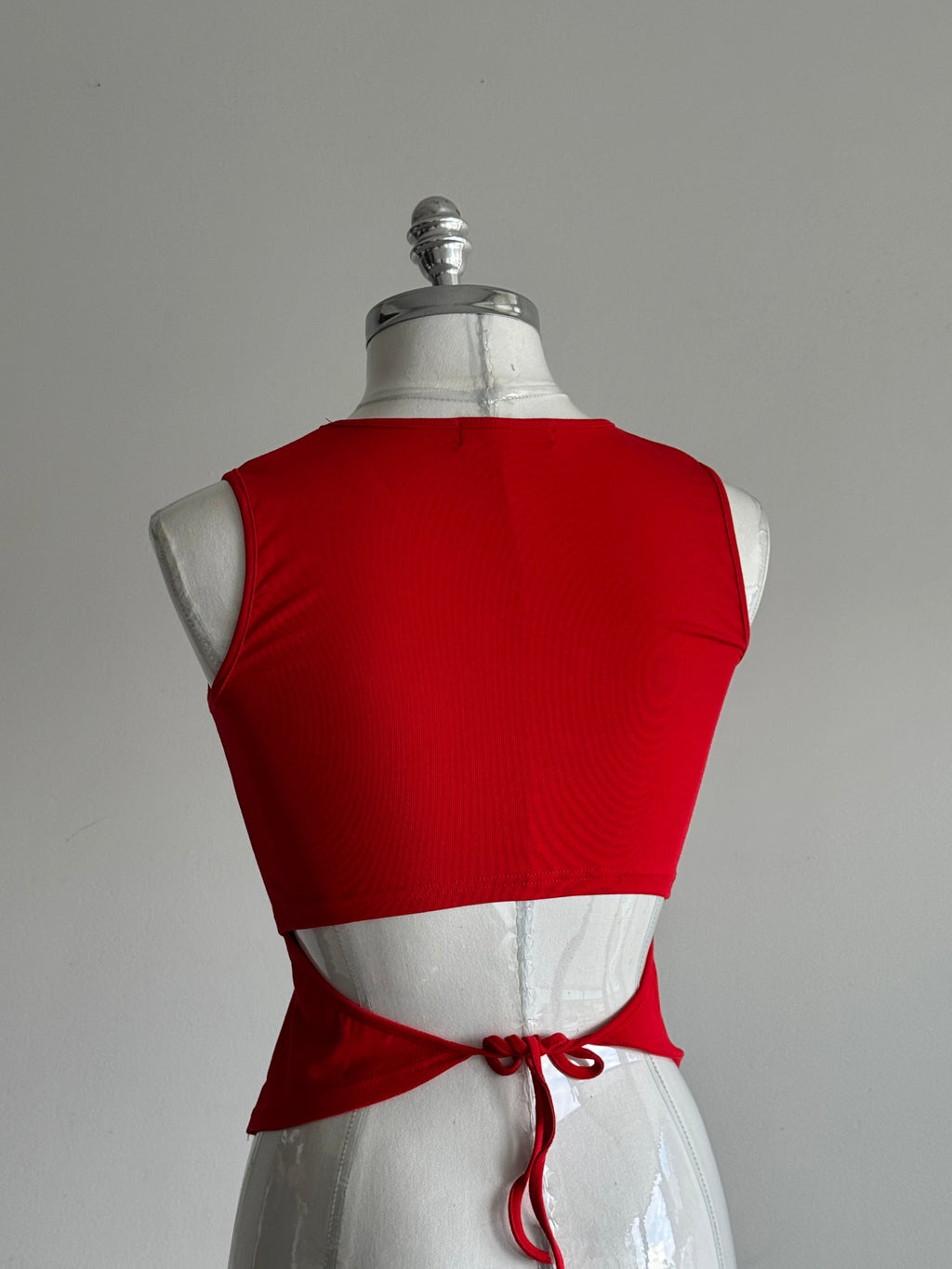 Tie-Back Ruched Tank