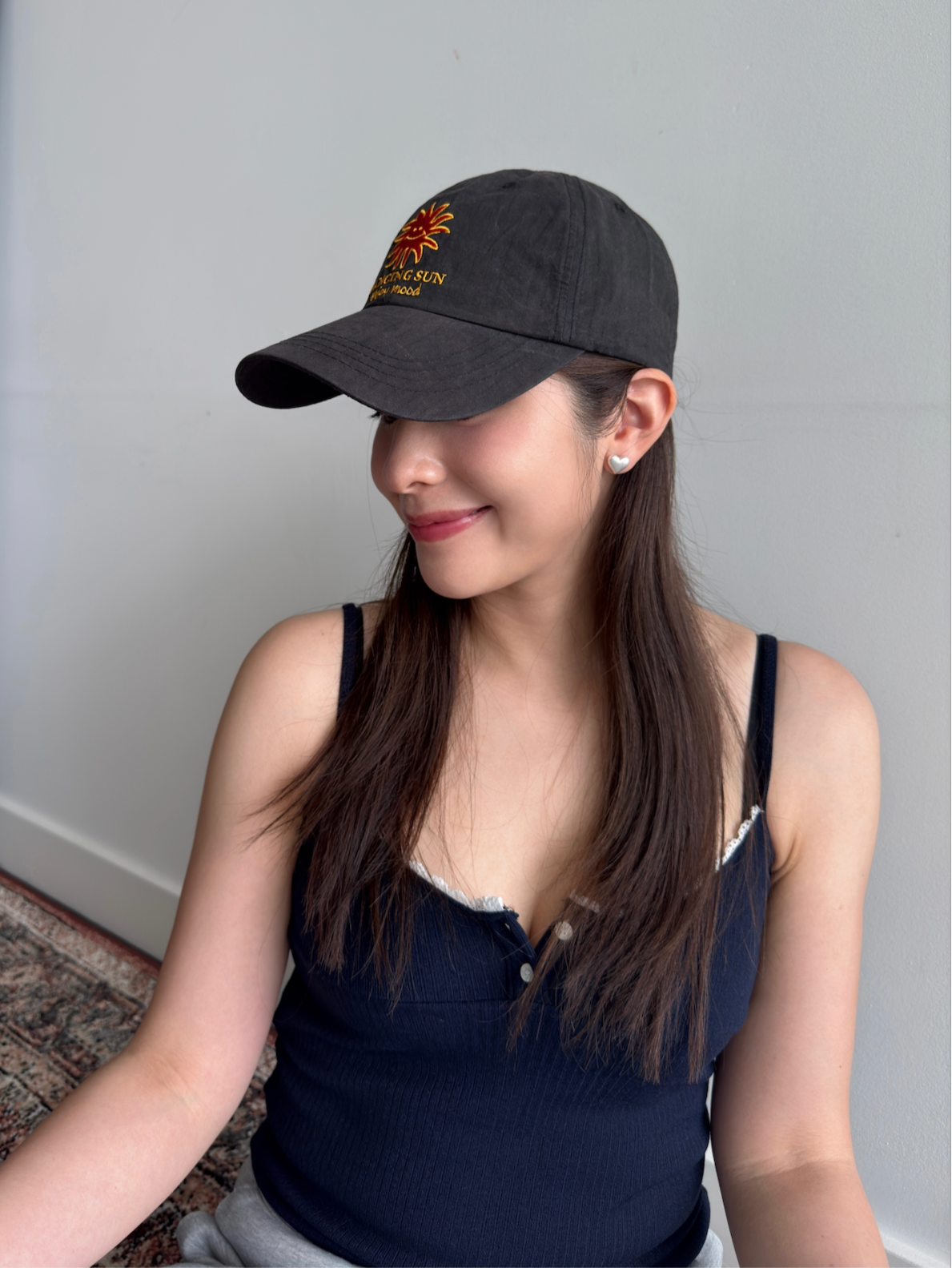 Soft Stretch Ribbed Top - Blue