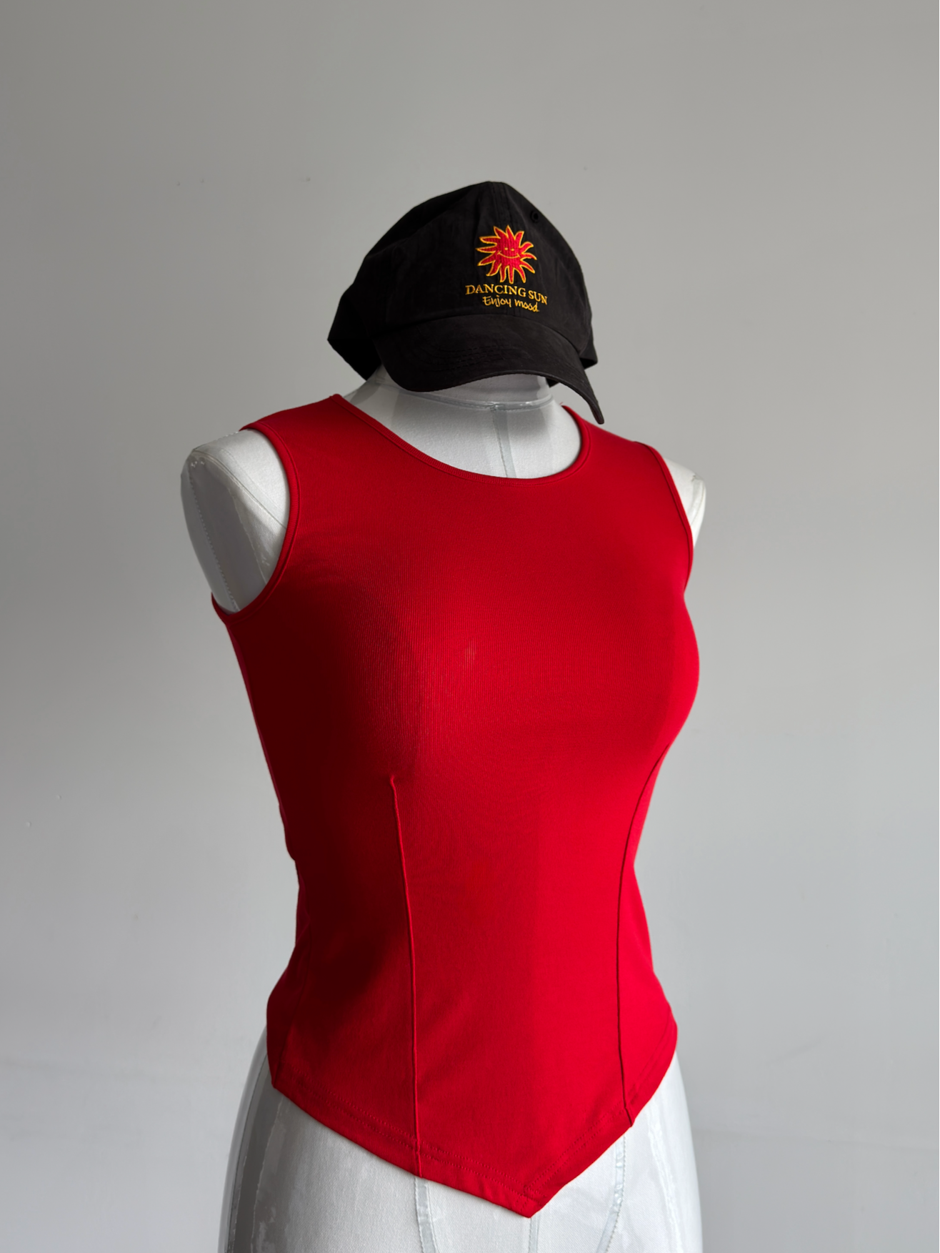 Tie-Back Ruched Tank